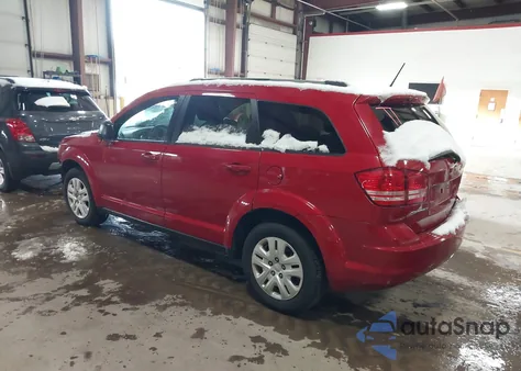 2017 Dodge Journey Se из США, поврежденный, VIN 3C4PDCABXHT621961